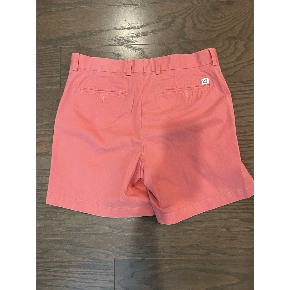 Southern Tide The Skipjack Men's 35 Salmon ShortsCasual Preppy Pima Chino (A55)
